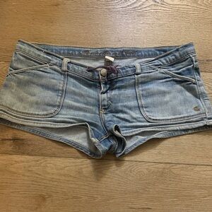 Abercrombie & Fitch Light Blue Jean Shorts